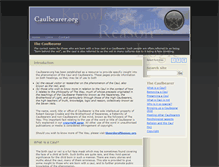 Tablet Screenshot of caulbearer.org